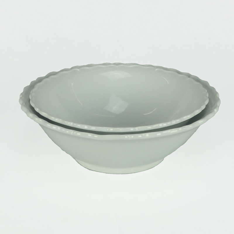 Ensemble de bol décoratif en porcelaine 2 pièces Herod
