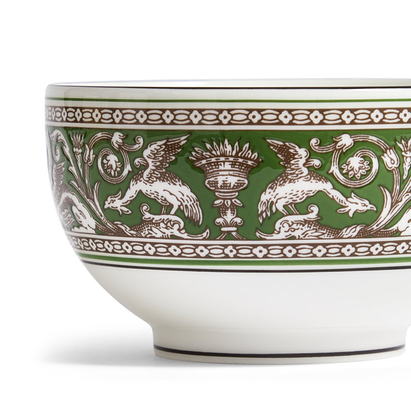 Florentine Colours 4.1in Rice Bowl, Green