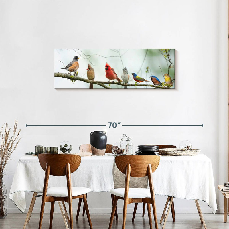 Sur toile, H 51 po x l 17 po x P 1,25 po