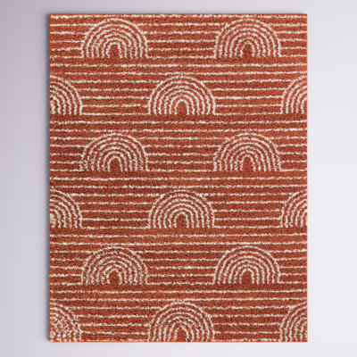 Alec Rainbow Shag Area Rug