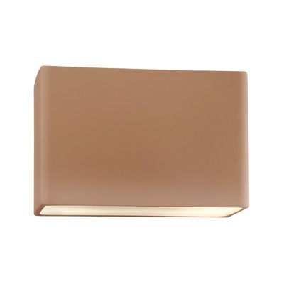 Ambiance Ceramic Flush Mounted Sconce
