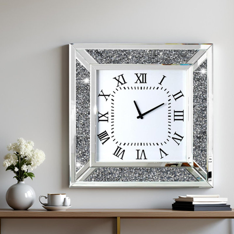 60 cm Glass Wall Clock