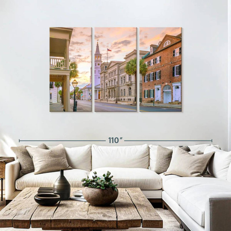 Nicci Idyllic Charleston Scene, 48" H x 74" W