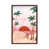 Classic Brown Wood Floater Framed