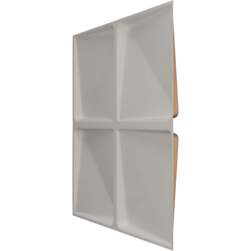 19 5/8"W x 19 5/8"H Edinburgh EnduraWall Decorative 3D Wall Panel, Textured Metallic (Covers 2.67 Sq. Ft.), Aged Copper