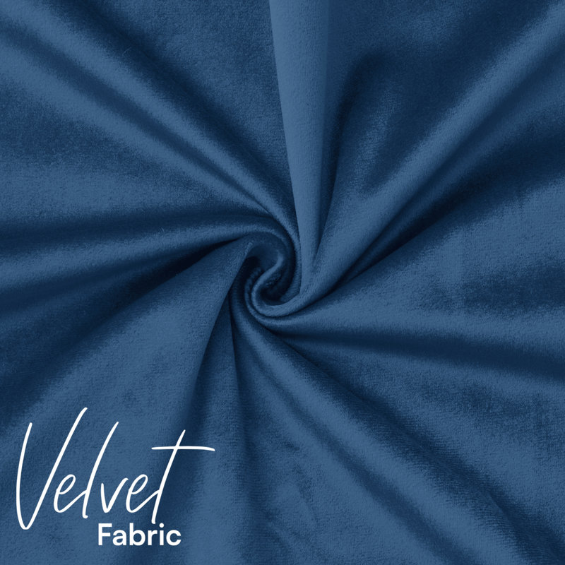 Plain Velvet Cushion Cover-(Pack of 4), Navy