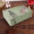 Vintage Letter Paper Cookie Container Decorative Secret Box With Key And Lock, Green