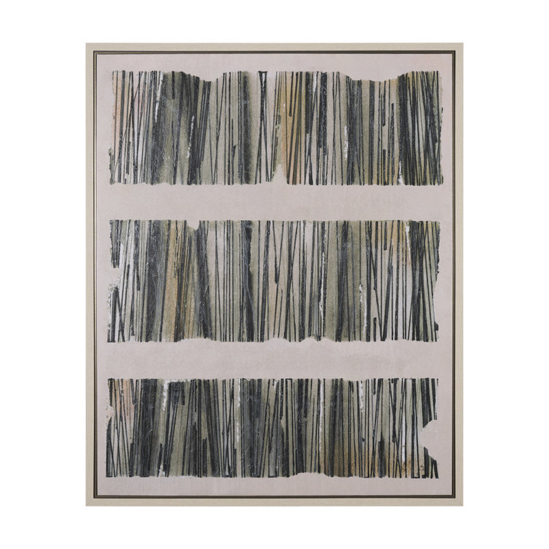 Toile encadrée texturée Strand par Mercana Studio