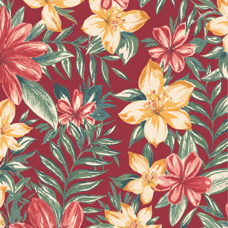 Housse et insert de coussin carré ARDEN Ruby