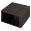 Table basse carrée pour le salon Table basse de style campagnard avec rangement, table centrale à 2 niveaux avec compartiment de rangement semi-ouvert de 30,8 po-1831577650