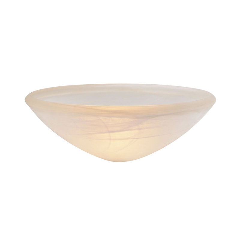 Abat-jour d'intérieur en verre 15 "