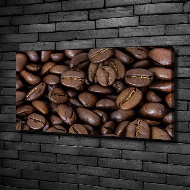 Coffee Beans - Wrapped Canvas Print