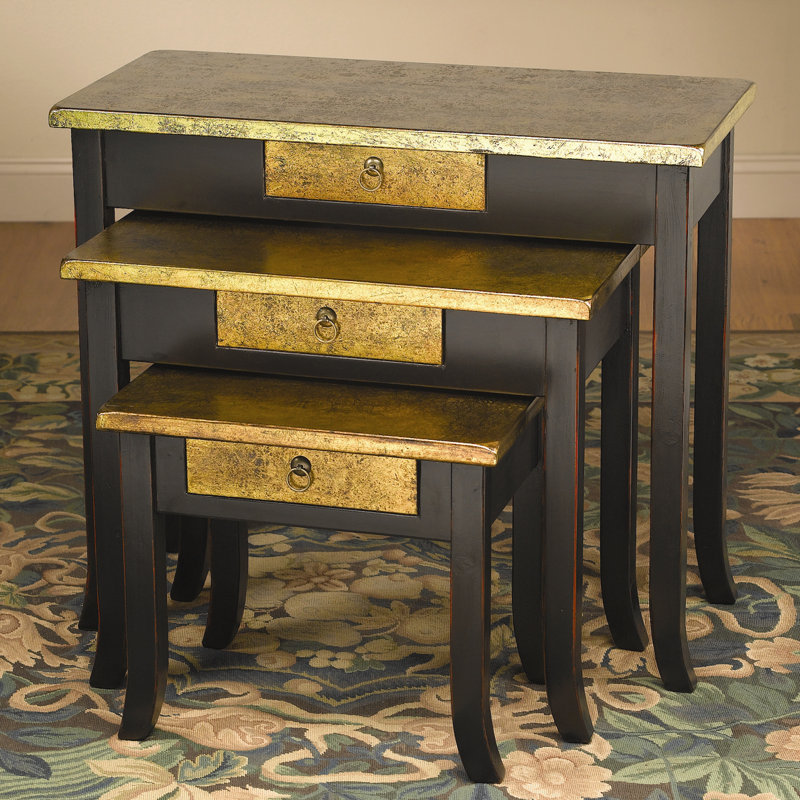 Solid Wood Top End Table
