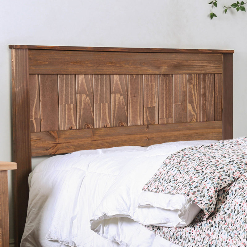 Tête de lit en bois massif Bleecker, Grand