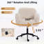 Chaise de bureau ergonomique avec accoudoirs réglables à 5 vitesses et roues