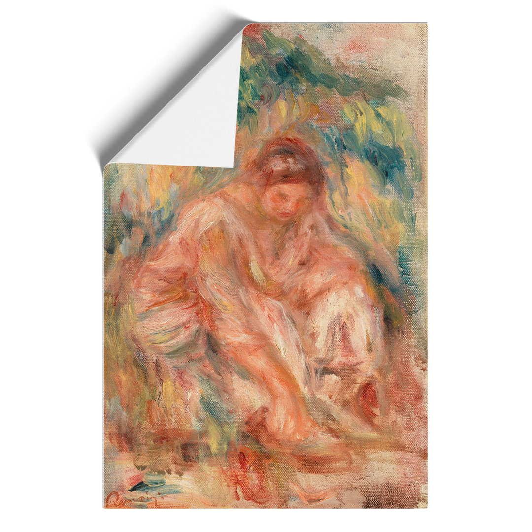 Seated Woman by Pierre Auguste Renoir - Frameless Print