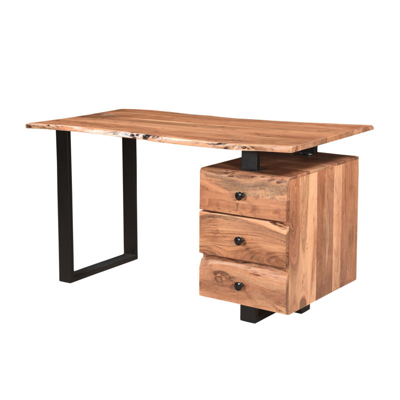 Bureau 54 po avec trois tiroirs
