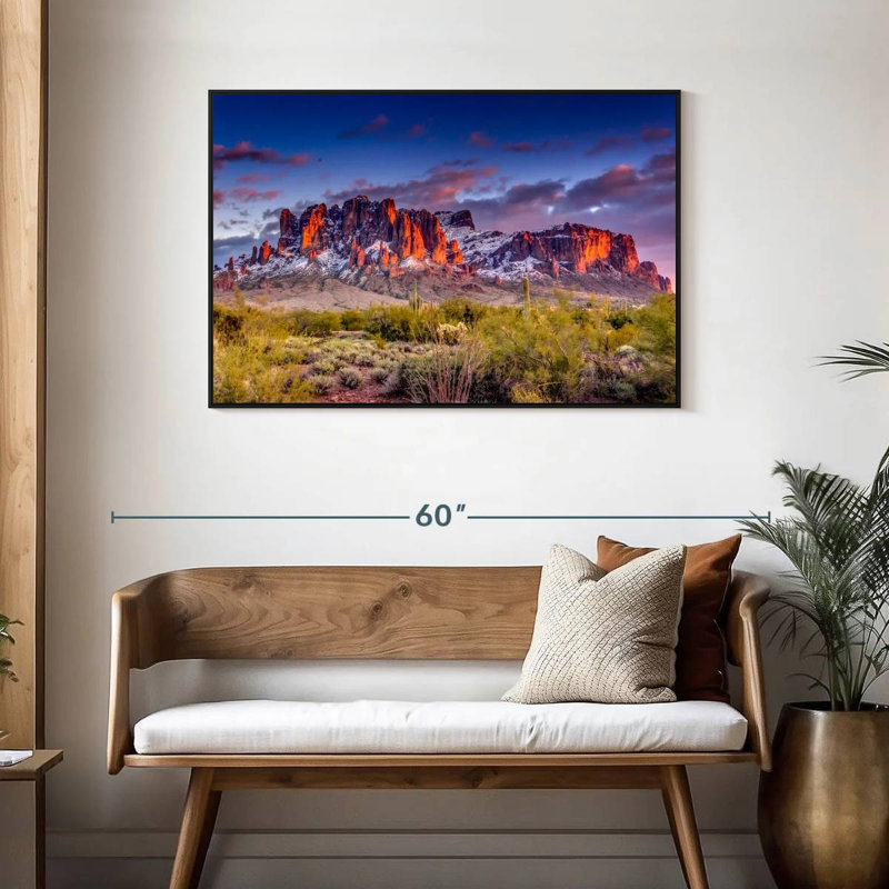 Alvord, Arizona Superstition Mountains, H 29 po x l 43 po
