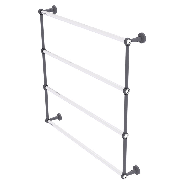 Barre à serviettes murale 38,6" à 4 étages Pacific Beach, Gris mat