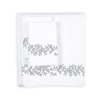 Ensemble de draps 100% satin de coton 600 fils Canberra
