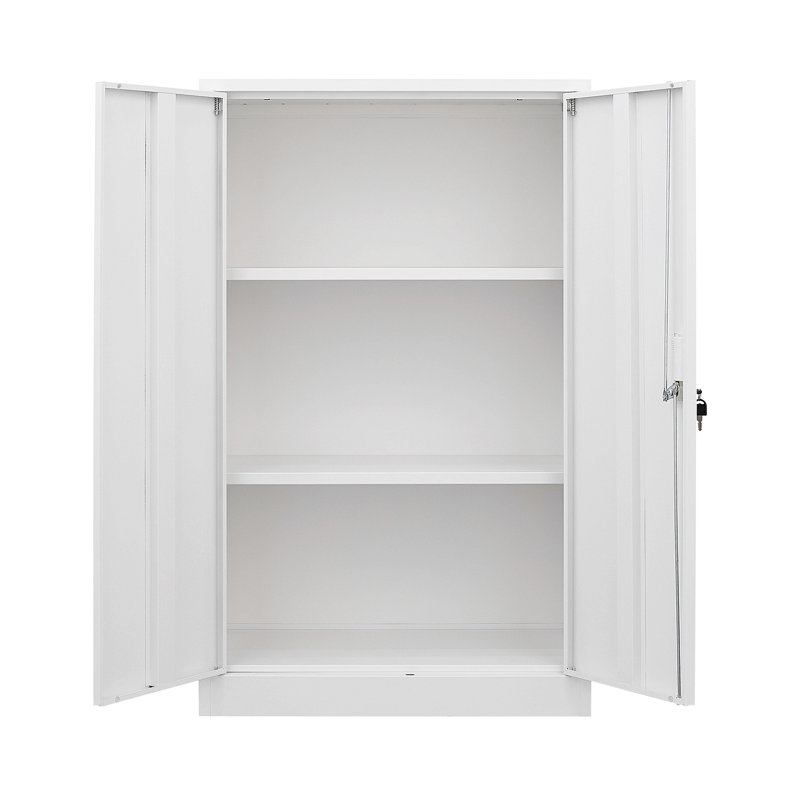 Metal Storage Cabinet With Locking Doors And Adjustable Shelf, Folding Filing Storage Cabinet , Folding Storage Locker Cabinet For Home Office,School,Garage