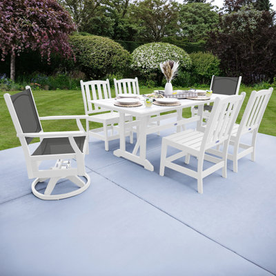 Tuscany 6 - Person Patio Dining Set with Rectangular Table