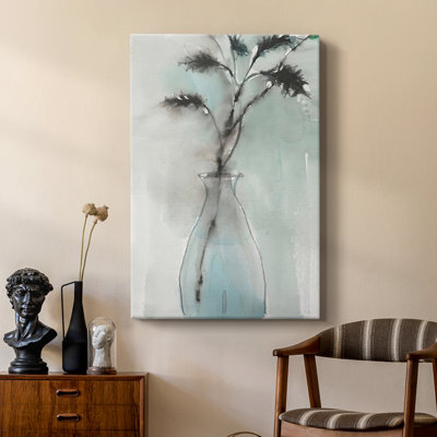 Soft Ferns I -Custom Wrapped Gallery Cavas