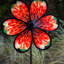 Coussin 13,5 "avec feuilles