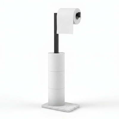 Minimalist Freestanding Toilet Paper Holder