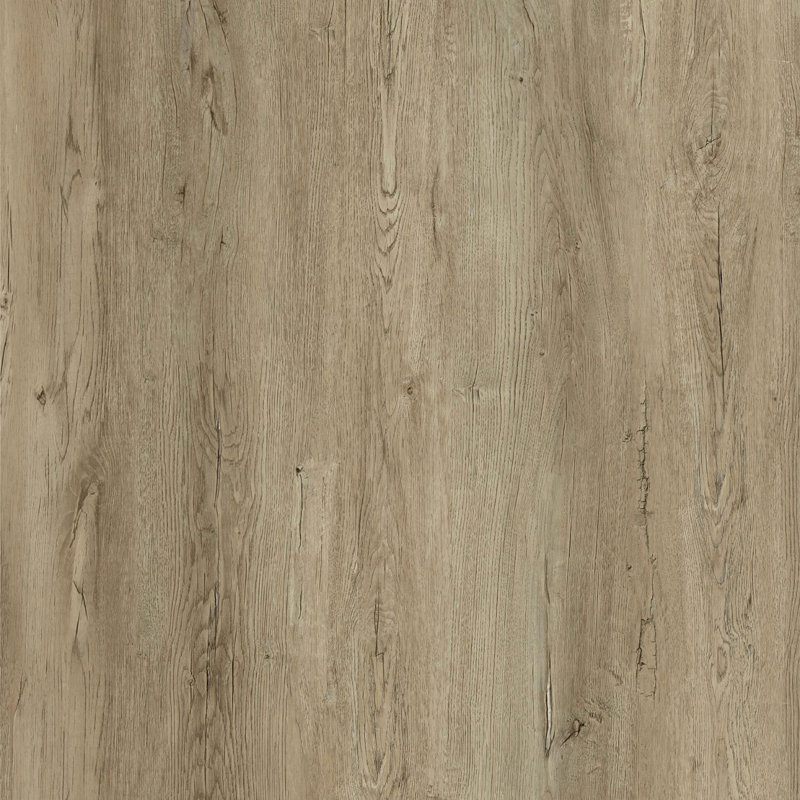 GlueCore Classic 22mil x 7.3" W x 48" L Glue Down Vinyl Tile Flooring, Lava