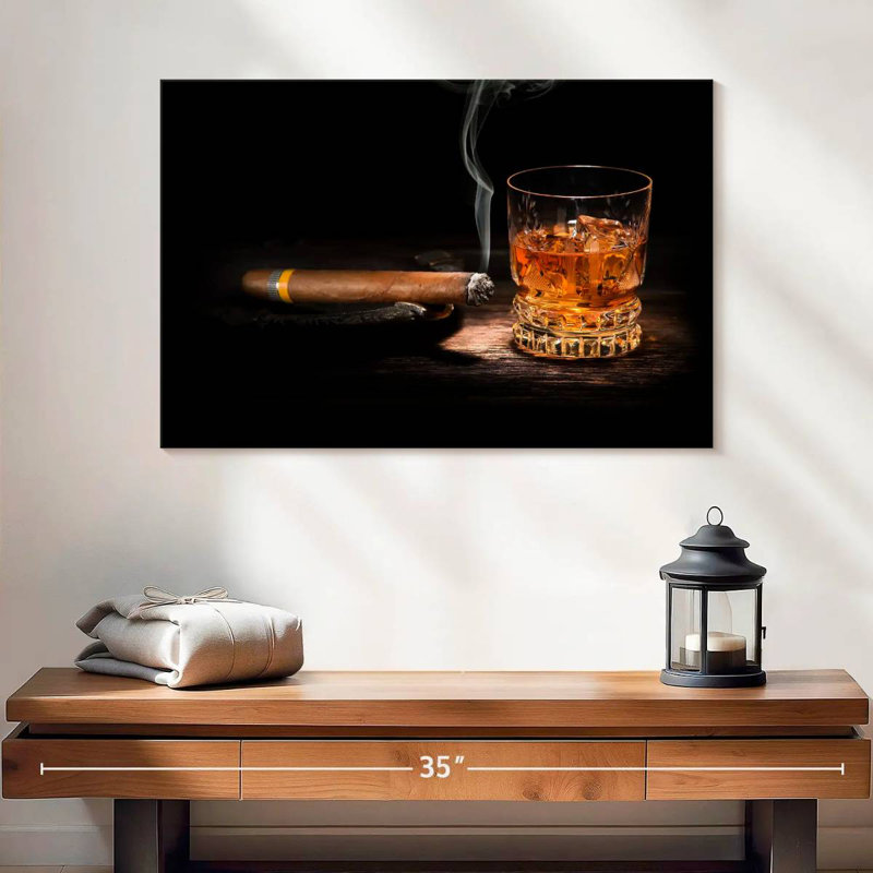 Yarlin Eat Drink Love Whisky, H 20 po x l 30 po