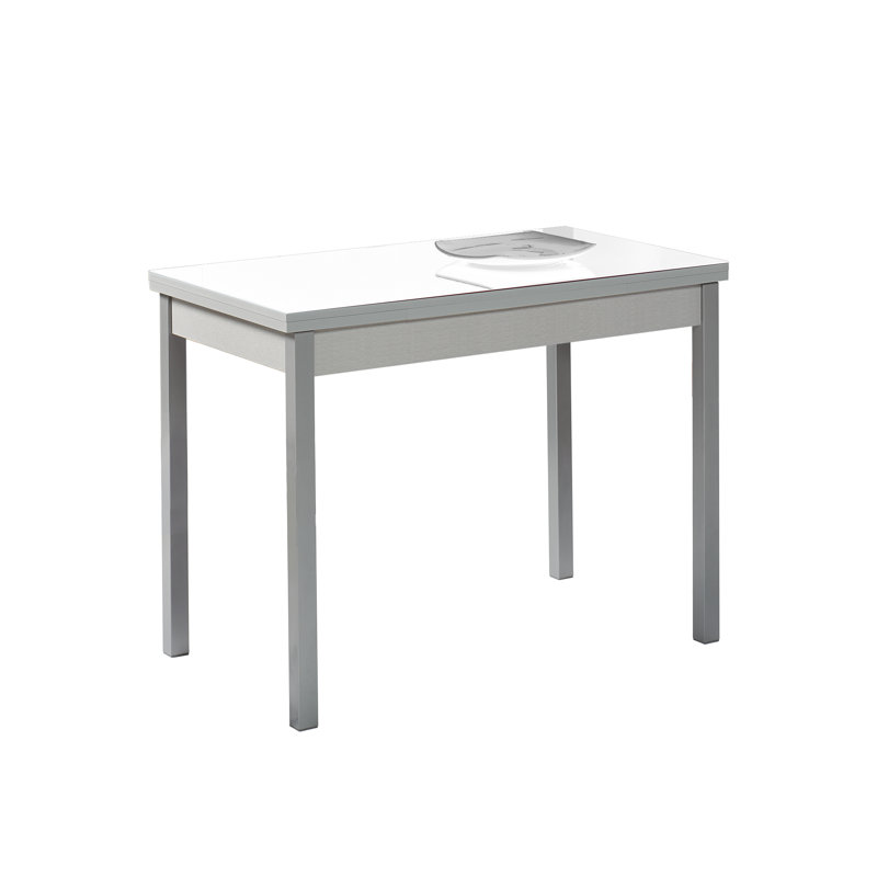 Hearthstone Rectangular 150Cm L x 60Cm W Dining Table, White, 150cm L x 60cm W