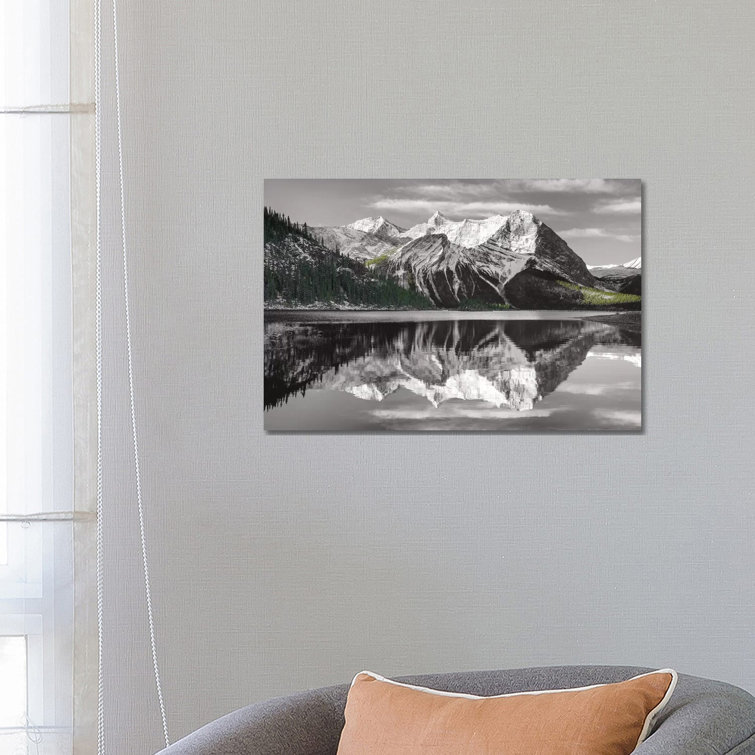Kananaskis Lake Reflection by Alan Majchrowicz - Wrapped Canvas Print