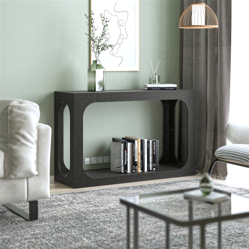 Northfleet 47" Console Table, Chêne noir