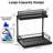 Sliding 2-Tier Pull-Out Under Sink Organizer Rack For Kitchen And Bathroom