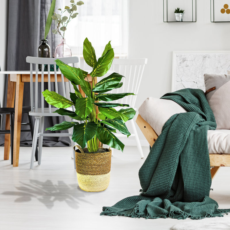 40 po plante artificielle en panier