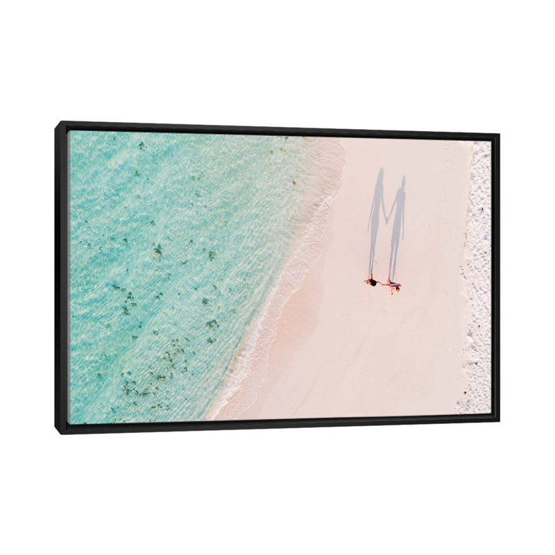 «Hand, H 18 po x l 26 po x P 1,5 po, Toile avec cadre noir