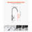 Touchless Kitchen Bar Faucet Chrome Plated 9/16in Pipe Motion Sensor