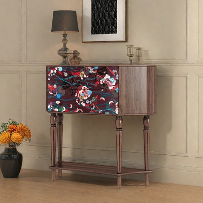 33.5in Retro Style Two Drawers Sideboard