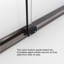 Porte de douche coulissante sans cadre 60 "x 72" Celesta-14170854-17243220