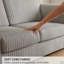 Soft Fabric Jumbo Cord 3 and 2 Seater Upholstered High Back Cushion Living Room Sets-1722313620