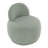 Alara Side Chair with Sherpa Fabric-122622446
