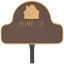 Home of Arch Address Sign Plaque with Lawn Stakes-978656928-977459883