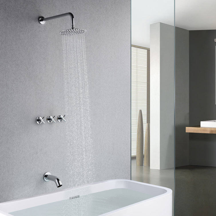 Complete Shower System with Rough in-Valve
