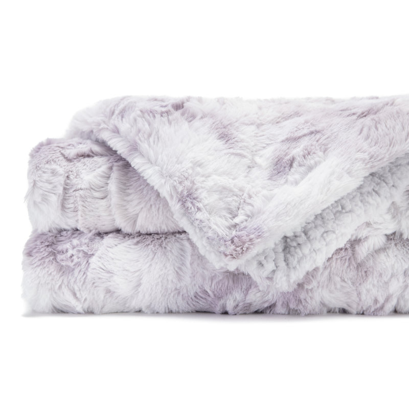  Woven Blanket, 50" W x 65" L, Lilac