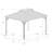 Caesar 10ft x 12ft Dark Brown Double Roof Hardtop Gazebo with Curtain and Mosquito Netting