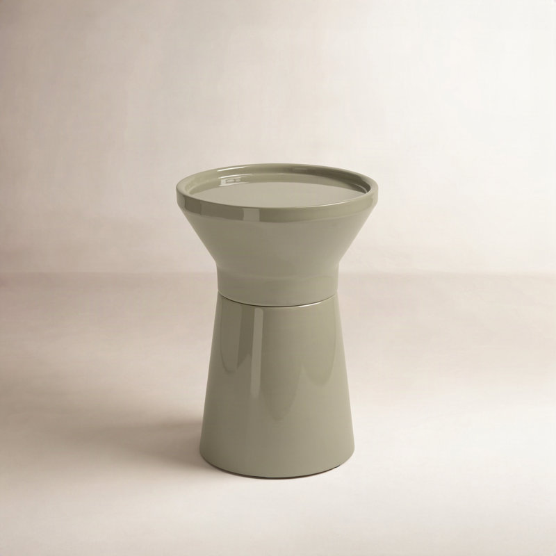 Table de bout Messina Sabine, Vert sauge