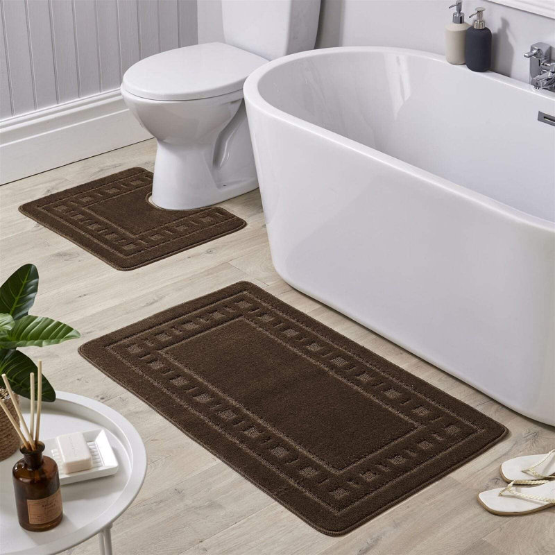 Non-Slip Bath Mat, Chocolate