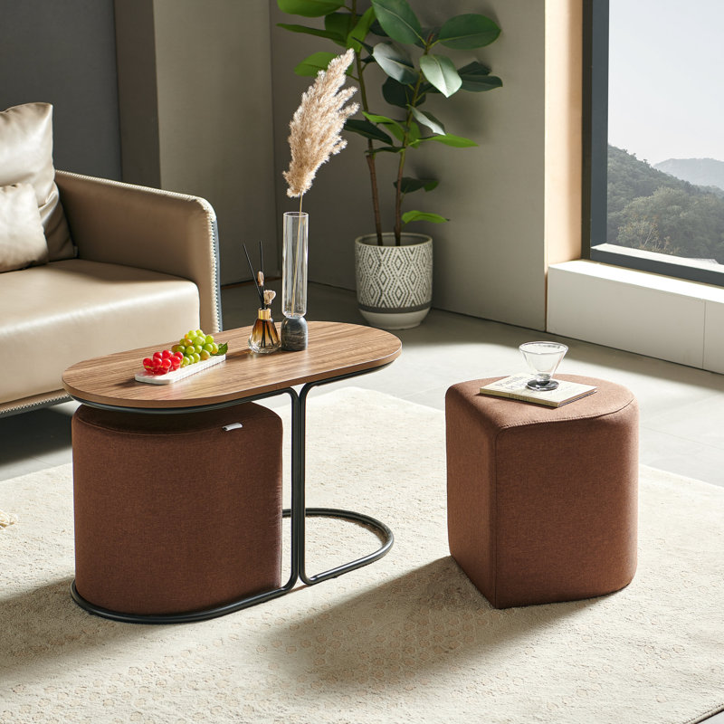 Table basse 30,7 po Mira, Brown