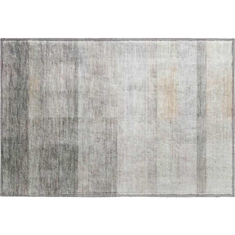 Premium Machine Washable Cerrito AMF568 Taupe Rug